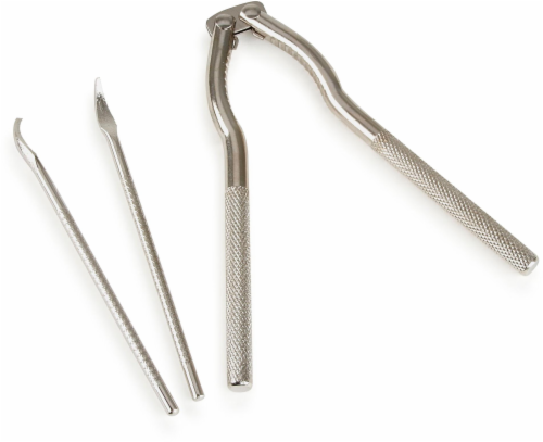 Everyday Living Nutcracker and Pick Set - Silver Perspective: front