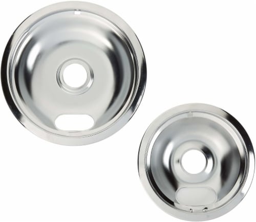 Everyday Living Range Burner Pans - Silver Perspective: front
