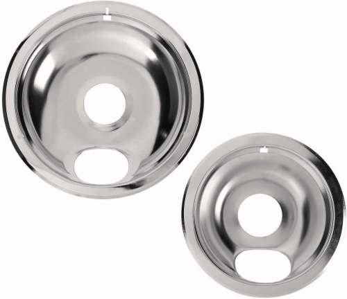 Everyday Living Universal Chrome Range Pans - Silver Perspective: front