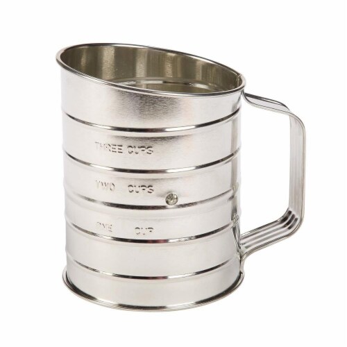 Everyday Living Tin Crank Sifter Perspective: front