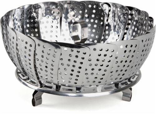 Everyday Living® Stainless Steel Steamer Basket - Silver Perspective: front