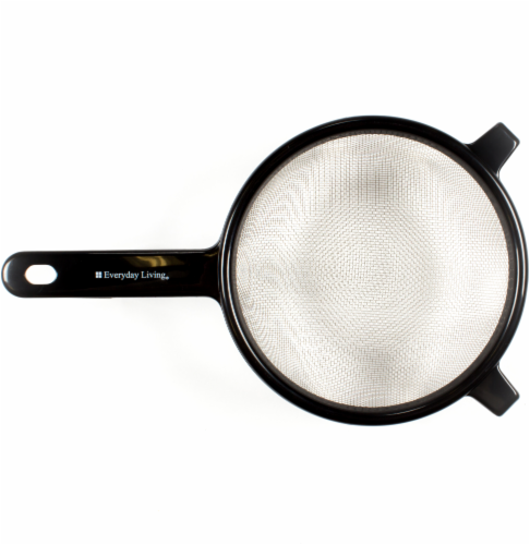 Everyday Living® Stainless Steel Strainer - Black Perspective: front