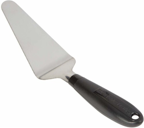 Everyday Living® Stainless Steel Pie Server - Black Perspective: front