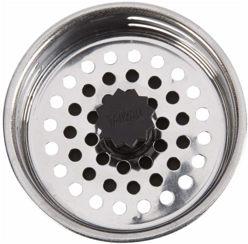 OXO Softworks 2-in-2 Stainless Steel Sink Strainer and Stopper, Black