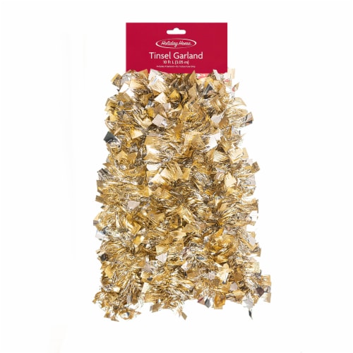 Holiday Home® Garland - Gold w/Metallic Silver Perspective: front