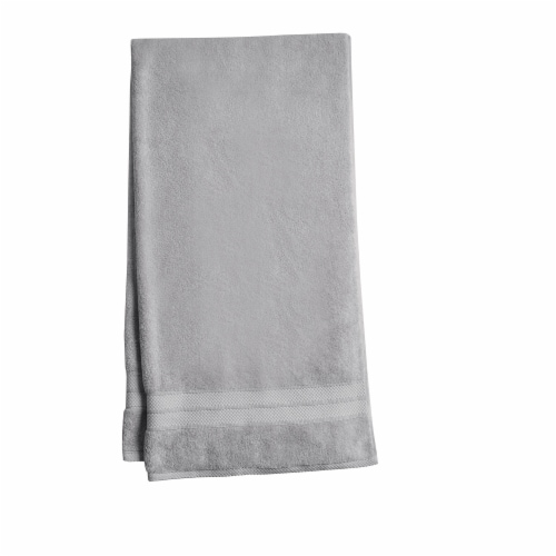 HD Designs Turkish Bath Towel - Gray Perspective: front