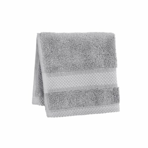HD Designs Turkish Washcloth - Gray Perspective: front