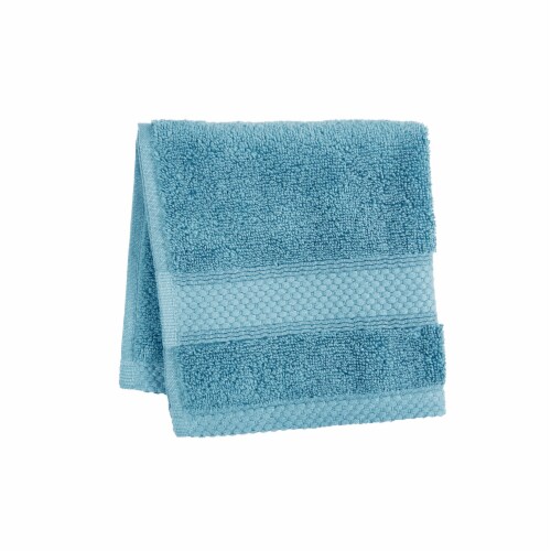 HD Designs Turkish Washcloth - Blue Perspective: front