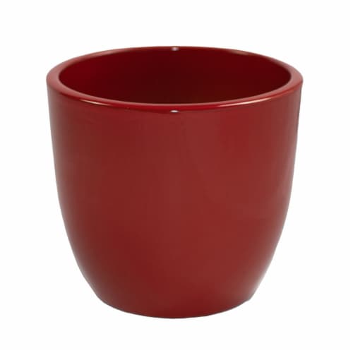 The Joy of Gardening Planter - Red Perspective: front