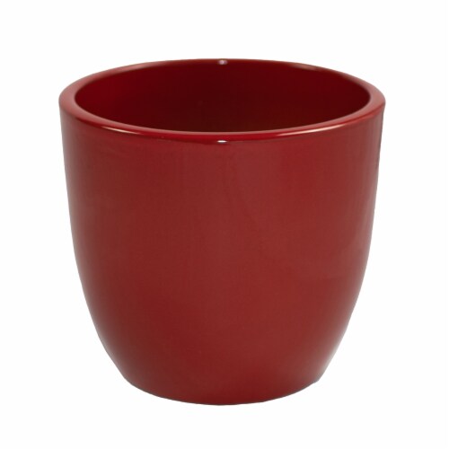 The Joy of Gardening Planter - Red Perspective: front