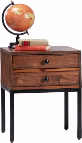 HD Designs Kirkpatrick End Table - Natural Smoke Perspective: front