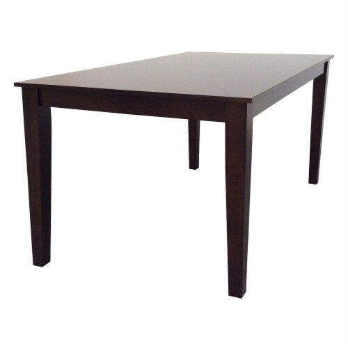 HD Designs Parson Dining Table - Brown Perspective: front