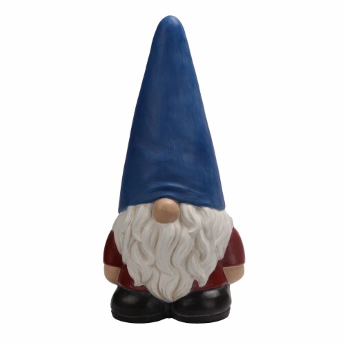 The Joy of Gardening Small Gnome with Blue Hat Statue Perspective: front