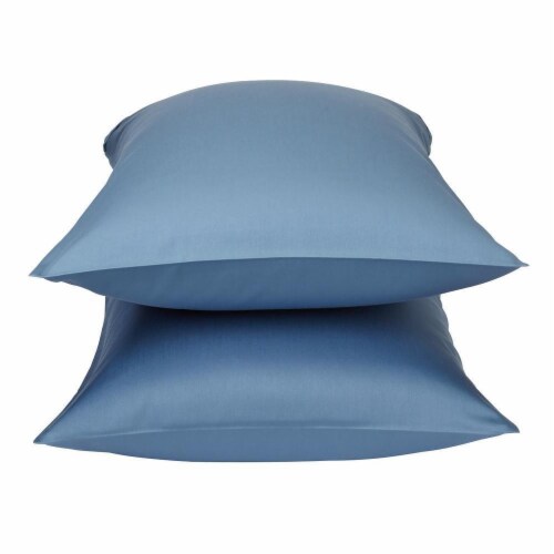 Wrinkle Free Blue Sheets Perspective: front