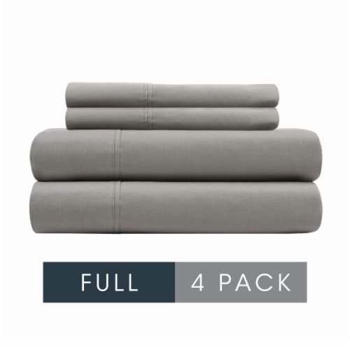 HD Designs Bedding Sheets Full Gray Perspective: front