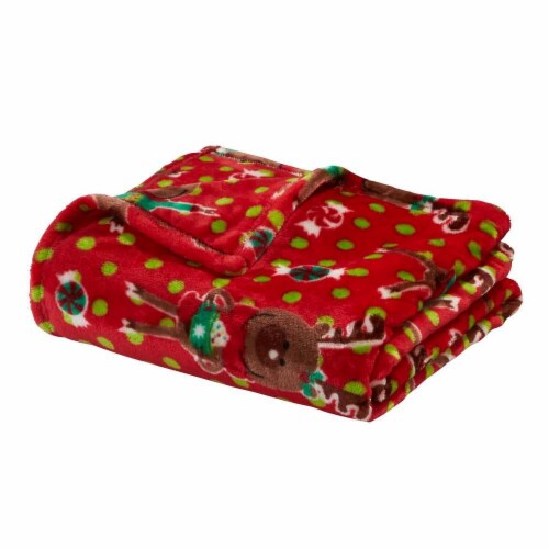 HD Designs Alpine Lodge Throw Blanket Perspective: front