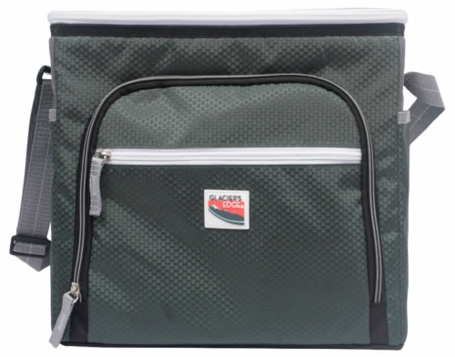 Glacier's Edge 12 Can Cooler - Green Perspective: front
