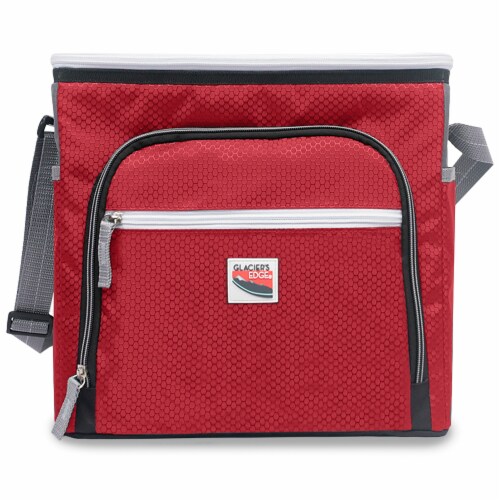 Glacier's Edge® 8-Can Cooler - Red Perspective: front