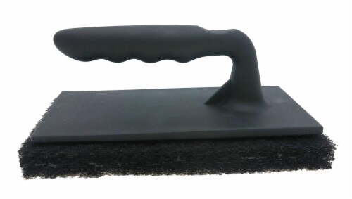 HD Designs Grill Oversized Grill Scrub Brush - Black Perspective: front