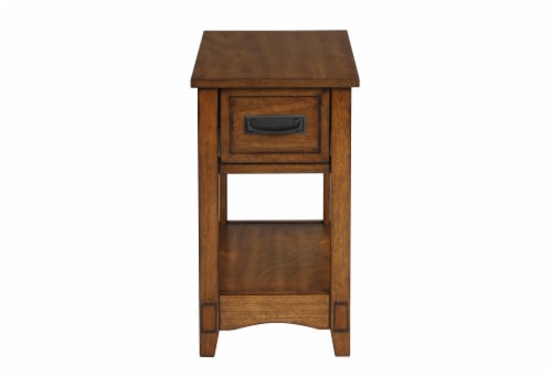HD Designs Anton Side Table with USB Port Perspective: front