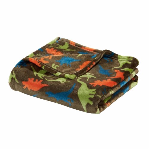 HD Designs Dinosaur Throw Blanket Perspective: front