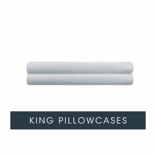 HD Designs Bedding Pillow Cases King Blue Perspective: front