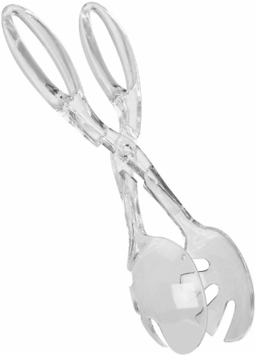 Everyday Living Deluxe Salad Tongs - Clear Perspective: front