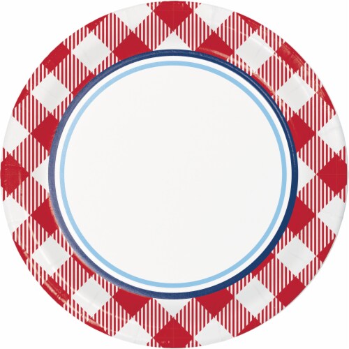 HD Designs Outdoors Hello Summer 7-Inch Plates Perspective: front