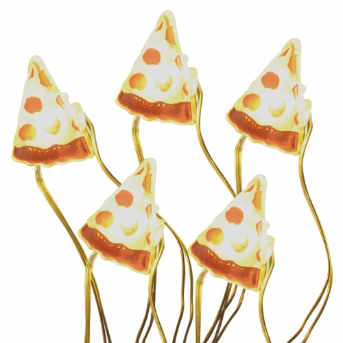 Holiday Home 20 LED Pizza Lights Perspective: front