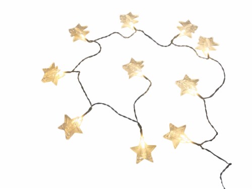 Holiday Home 10 Star String Lights Perspective: front