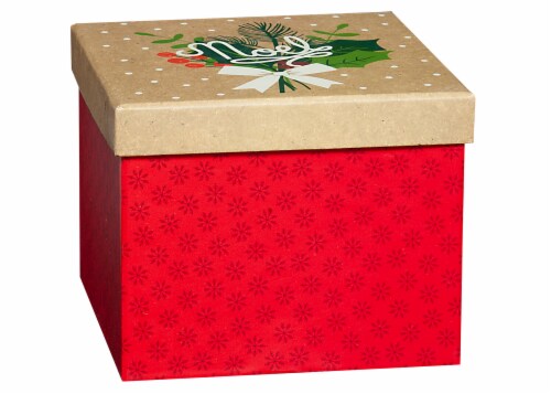 Holiday Home Square Dots Box Perspective: front