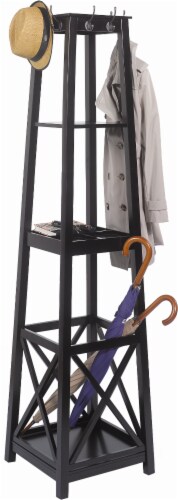 HD Designs Hudson Coat Rack - Espresso Perspective: front