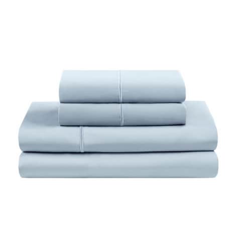 HD Designs Egyptian Cotton 500 Thread Count Sheet Set - 4 Piece - Blue Perspective: front