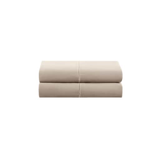 HD Designs Egyptian Cotton 500 Thread Count Pillow Cases - 2 Piece - Beige Perspective: front