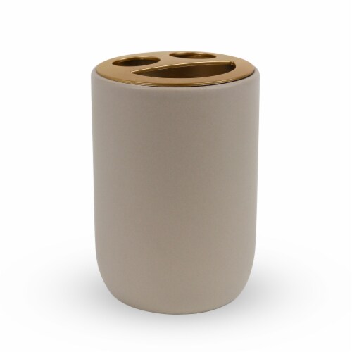 Dip Koki Toothbrush Holder - Chateau Gray Perspective: front