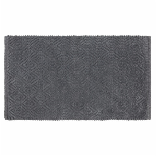 Slip-Resistant Shag Anna Chenille Soft Absorbent Bath Mat Bathroom