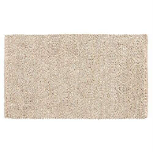 Dip Impressions Bath Rug - Chateau Gray Perspective: front