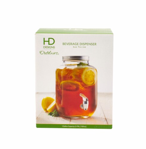 HD Designs Outdoors® Yorkshire Sun Tea Jar Beverage Dispenser Perspective: front