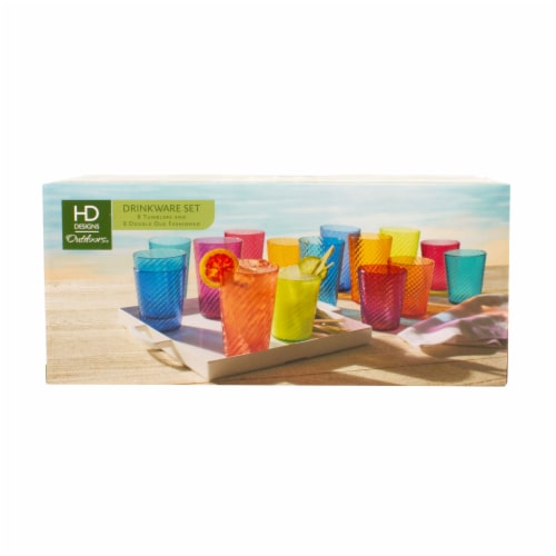 HD Designs Outdoors® Acrylic Drinkware Set Perspective: front