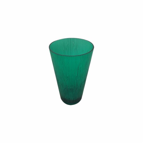 HD Designs Outdoors Tapered Textured Jumbo Drinking Glass Perspective: front