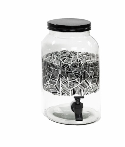 HD Designs Outdoors Rays All Ways Sun Tea Jar - Black Perspective: front