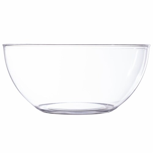 HD Designs Outdoors Acrylic Serving Bowl - Clear Perspective: front