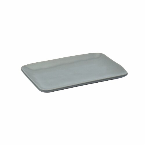 Dip Side Plate - Monument Gray Perspective: front