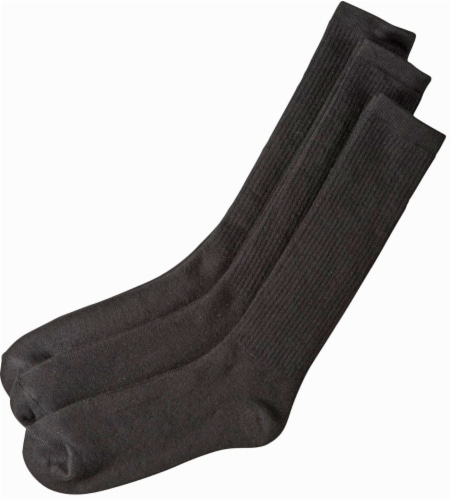 Michael Morgan Men's Over-The-Calf Socks - 3 Pack - Black Perspective: front