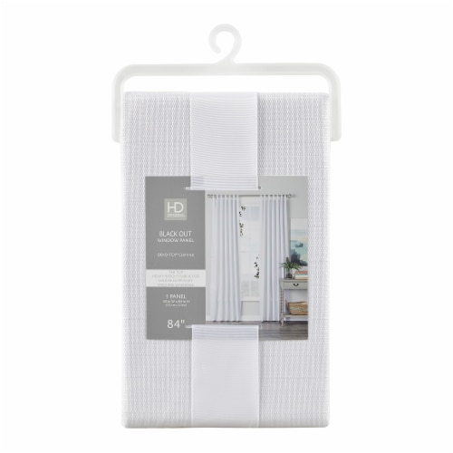 HD Designs Beckett Black Out Window Panel - White Perspective: front