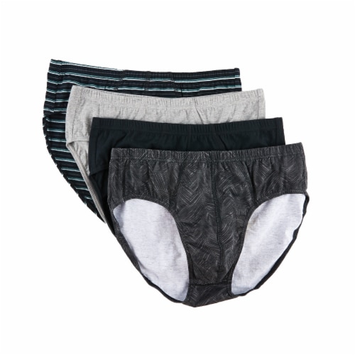 MBU0006 Dip 4 Pack Cotton Basics Sport Briefs - Assorted Perspective: front