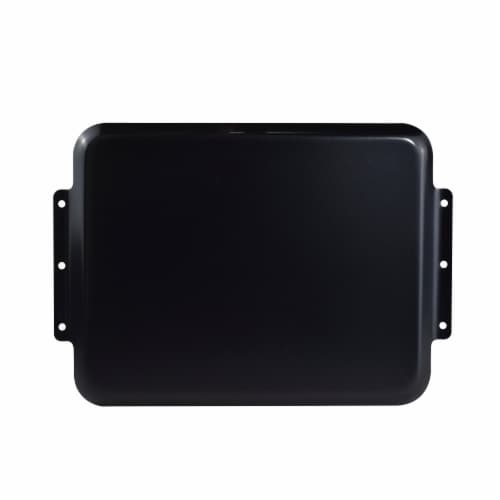 HD Designs Grill® Rectangular Platter Griddle Topper - Black Perspective: front