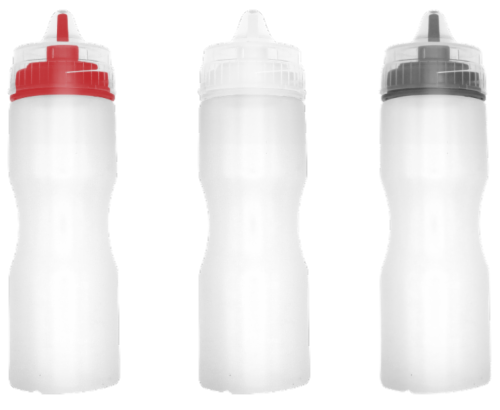 HD Designs Grill Plastic Squeeze Bottle - Assorted Perspective: front