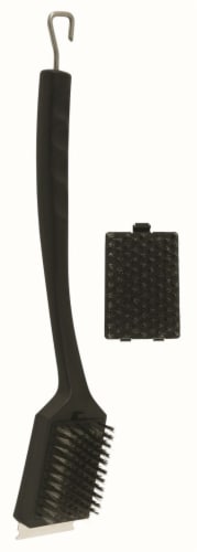 HD Designs Grill Tough Grill Brush - Black Perspective: front