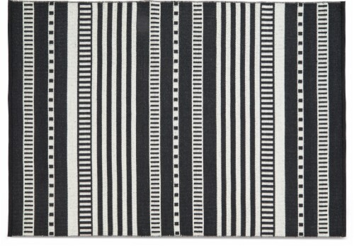HD Designs Outdoors Graphic Stripe Indoor/Outdoor Rug Perspective: front